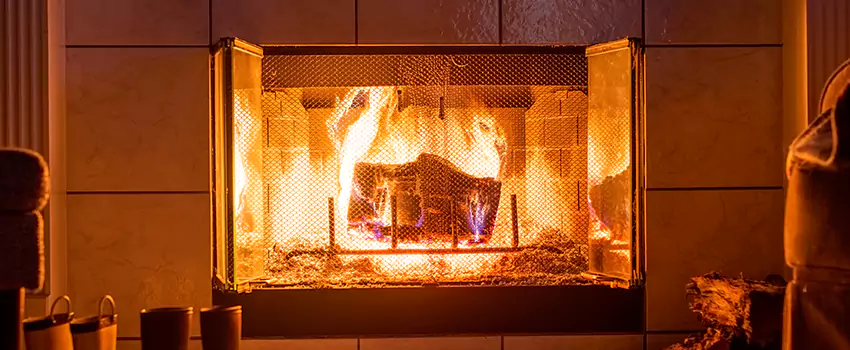 Mendota Hearth Landscape Fireplace Installation in Marshalltown, Iowa