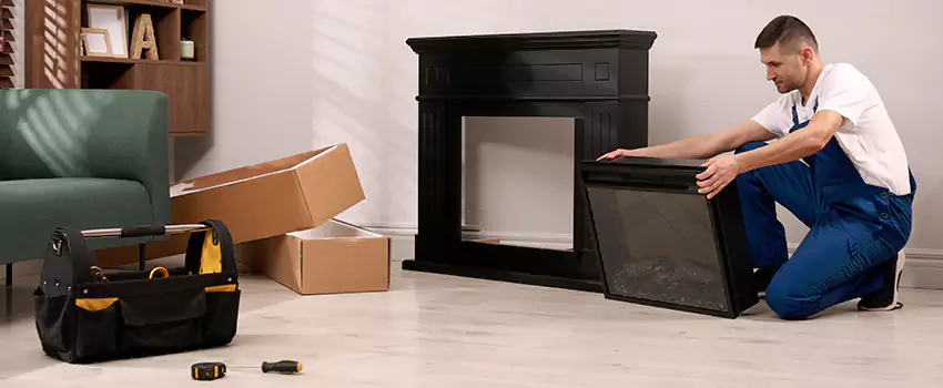 Old Rusted Metal Fireplace Repair And Replacement in Marshalltown, IA