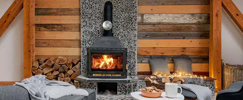 Thelin Hearth Products Direct Vent Gas Stove Fireplace Inspection in Marshalltown, Iowa